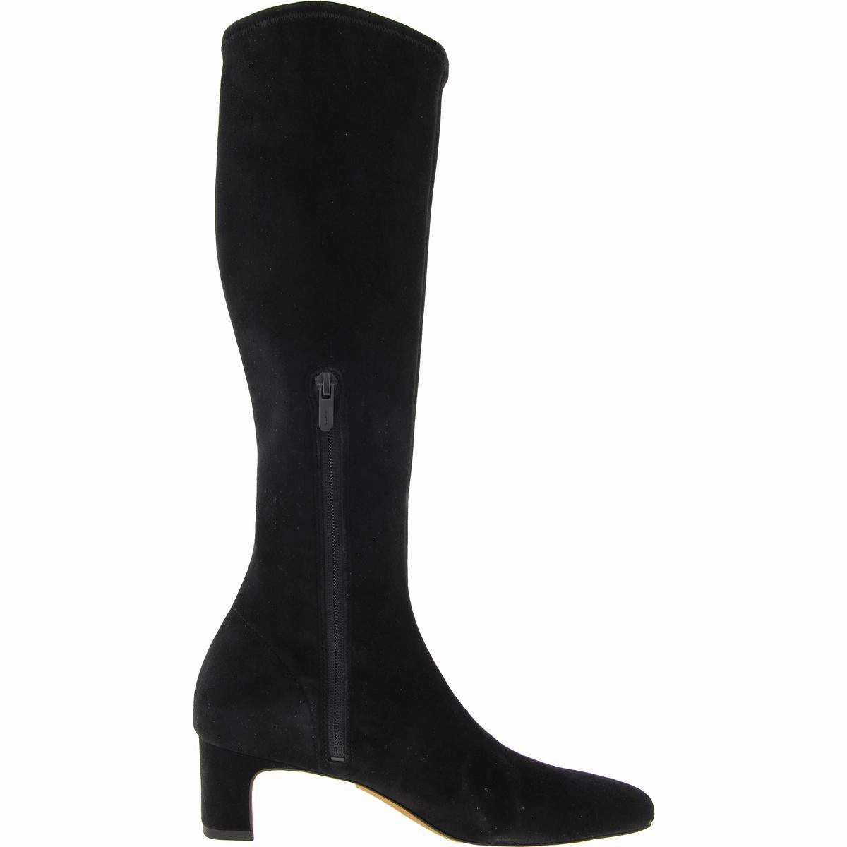 Saira Womens Zipper Knee-High Boots