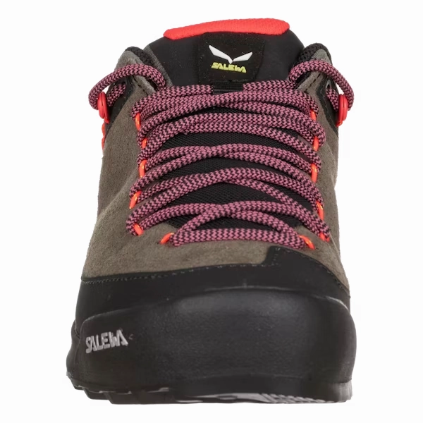 Salewa Wildfire Sneakers Women's US 8.5 Gray Black Leather Approach Shoes KHD725