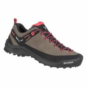 Salewa Wildfire Sneakers Women's US 8.5 Gray Black Leather Approach Shoes KHD725 Womens Athletic Footwear online shop
