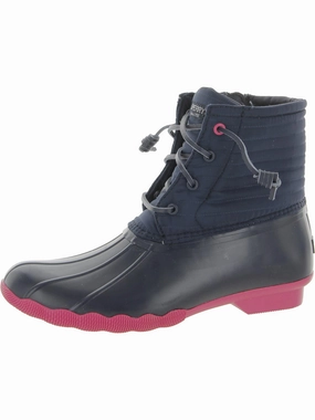 Saltwater Girls Quilted Zip Up Rain Boots Discount Girls Shoes with deals
