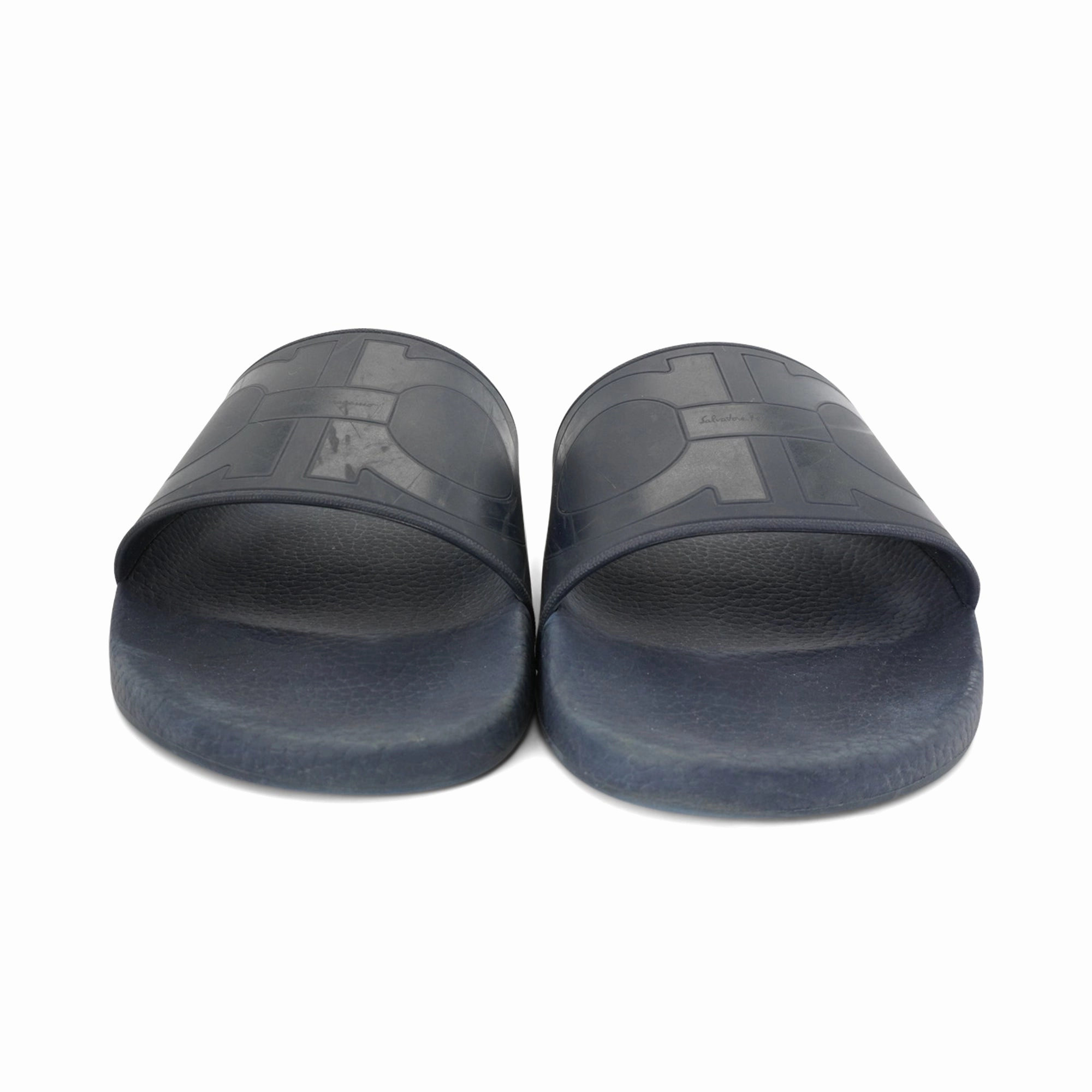 Salvatore Ferragamo 'Gancini' Slides - Men's 42