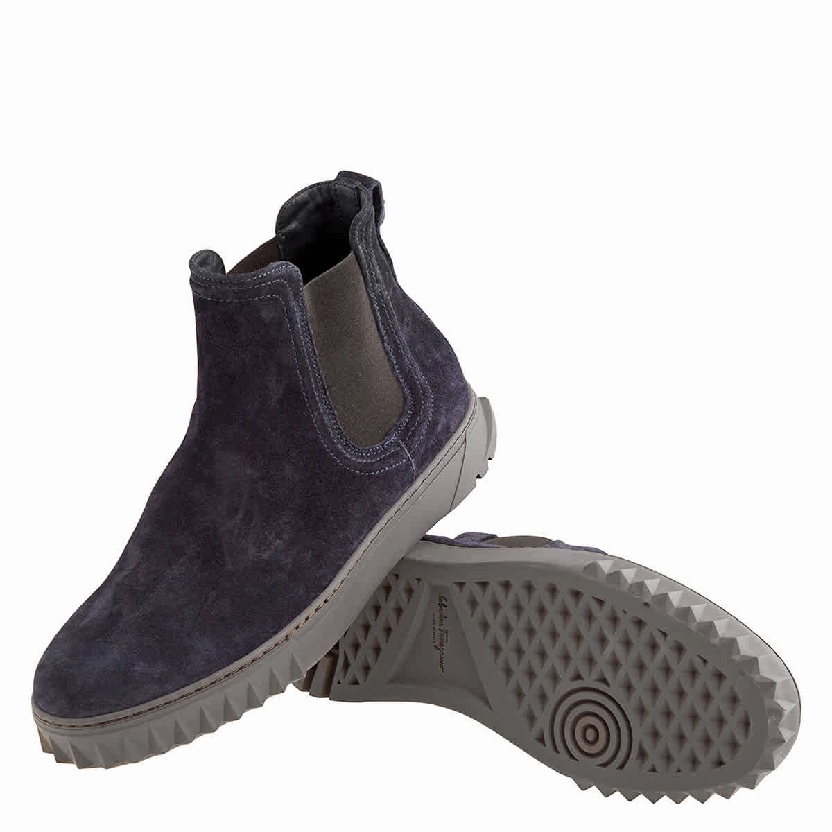 Salvatore Ferragamo Chelsea Suede Boots