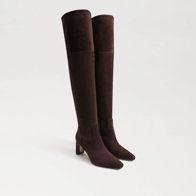 Sam Edelman Shea EC0204689 Women's US 9 Brown Suede Over The Knee Boots KHD1446 Top-rated Womens Boots outlet