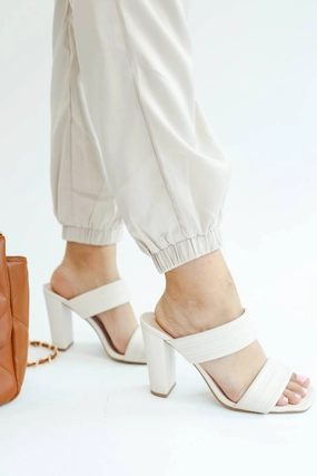 Sarah Heels In Bone Buy now Womens Sandals cheap