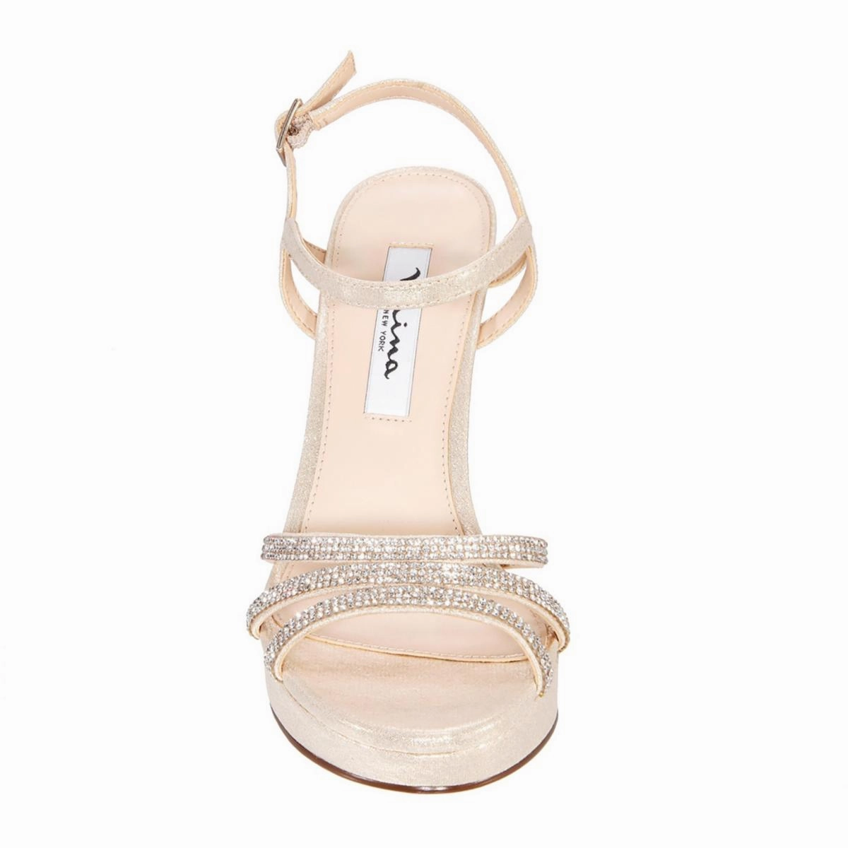 Saralyn Womens Rhinestone Open Toe Dress Sandals