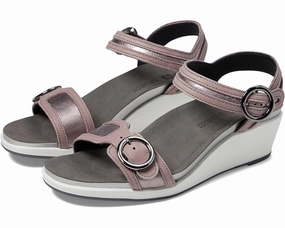 SAS Seight Sandal Women's US 9.5 Wisteria Ankle Strap Wedge Heel Slip-On ZOGG32 Stylish Womens Slides & Sandals