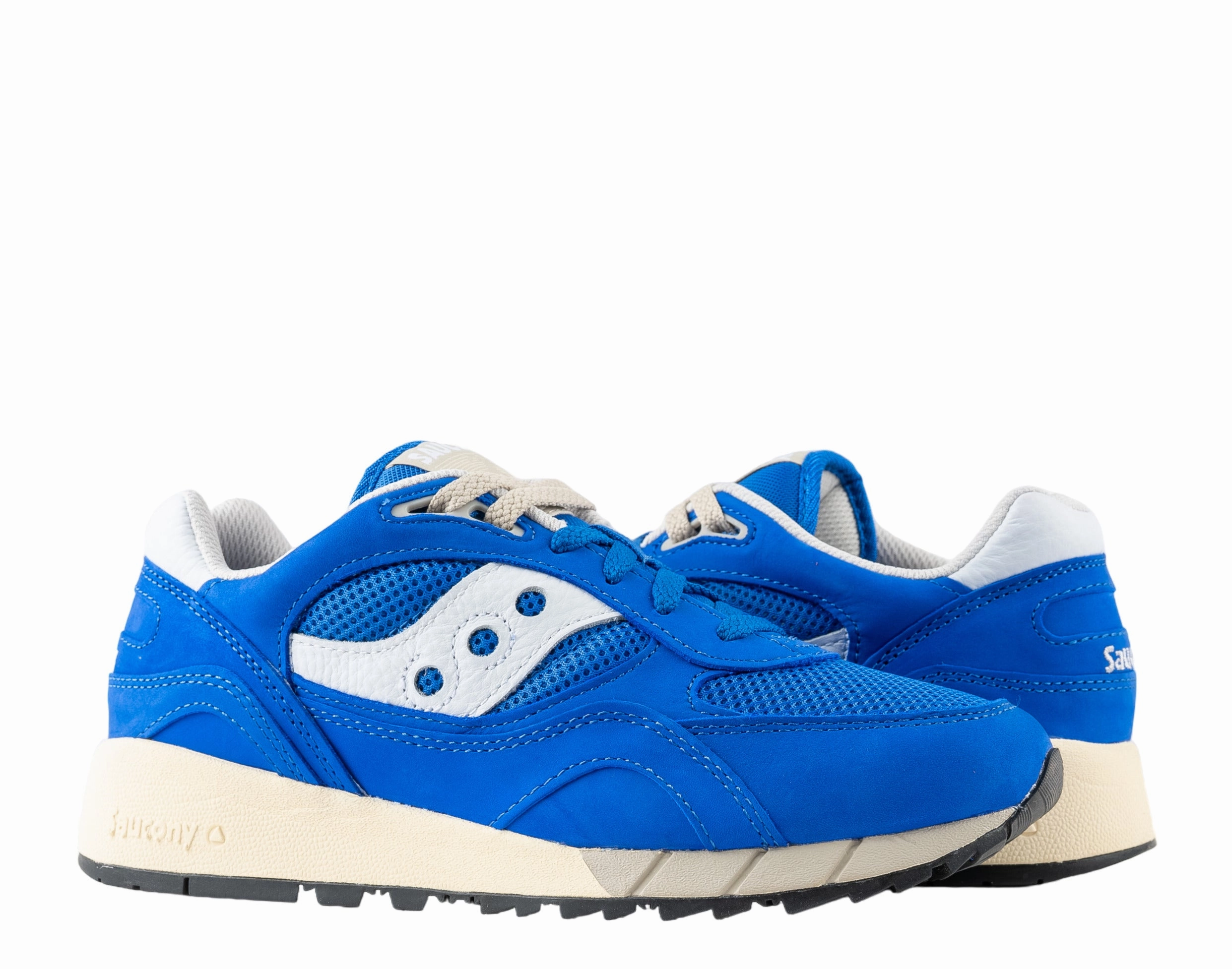 Saucony Originals Shadow 6000 Premium Blue/White Men's Shoes S70785-1 Mens Athletic Shoes clearance sale