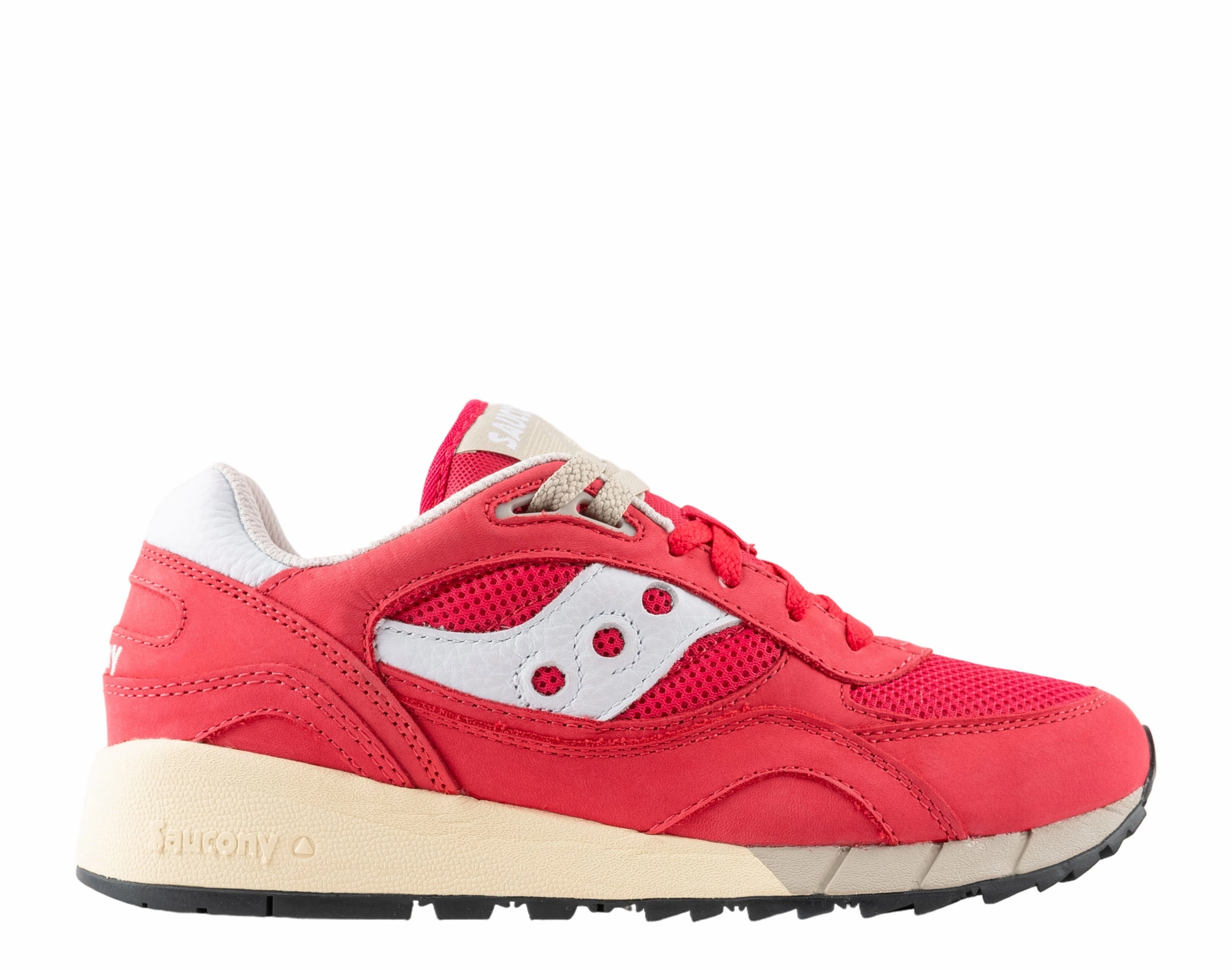 Saucony Originals Shadow 6000 Premium Red/White Men's Shoes S70785-3