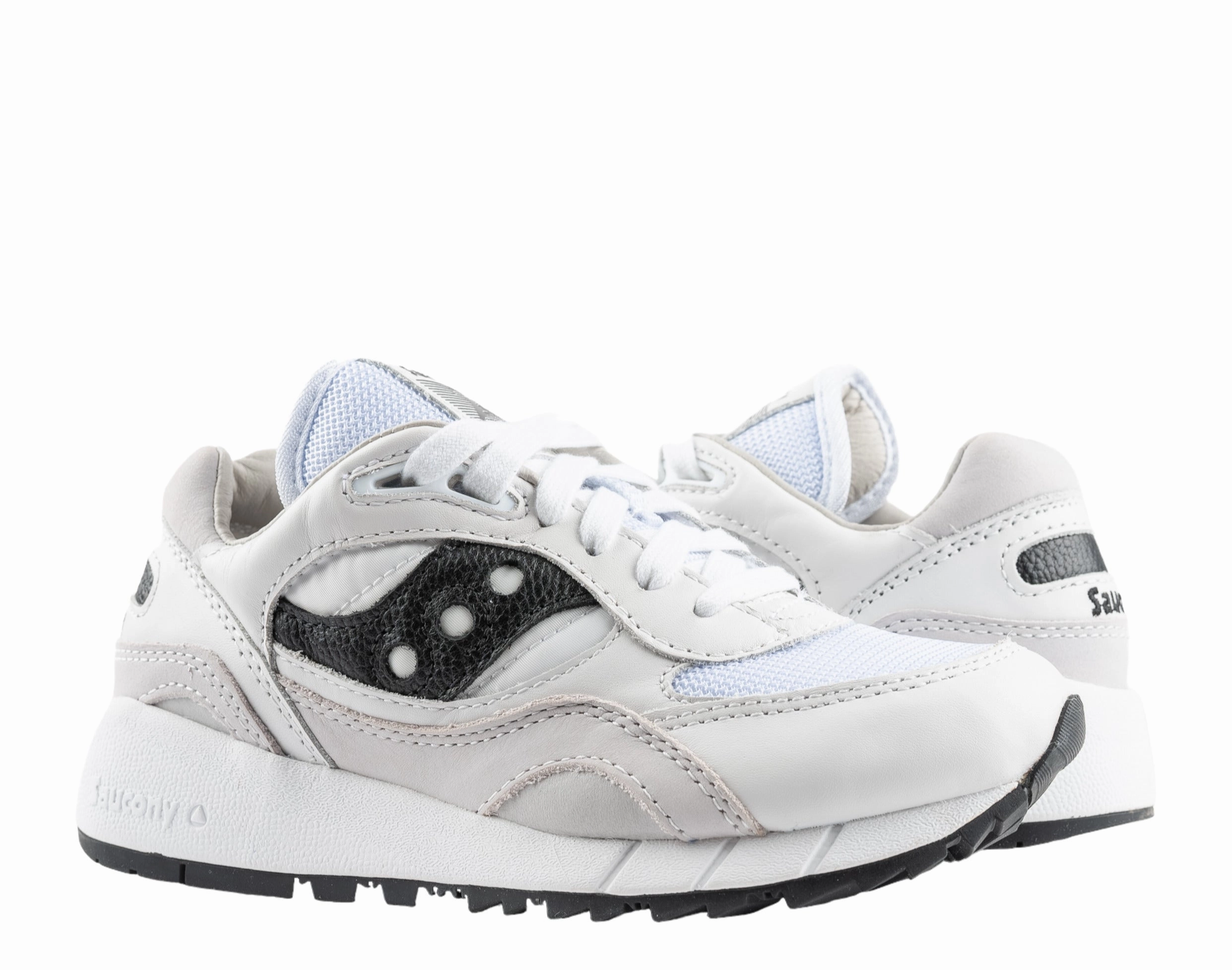 Saucony Originals Shadow 6000 Premium White/Black Men's Shoes S70668-1 Mens Athletic Shoes clearance sale