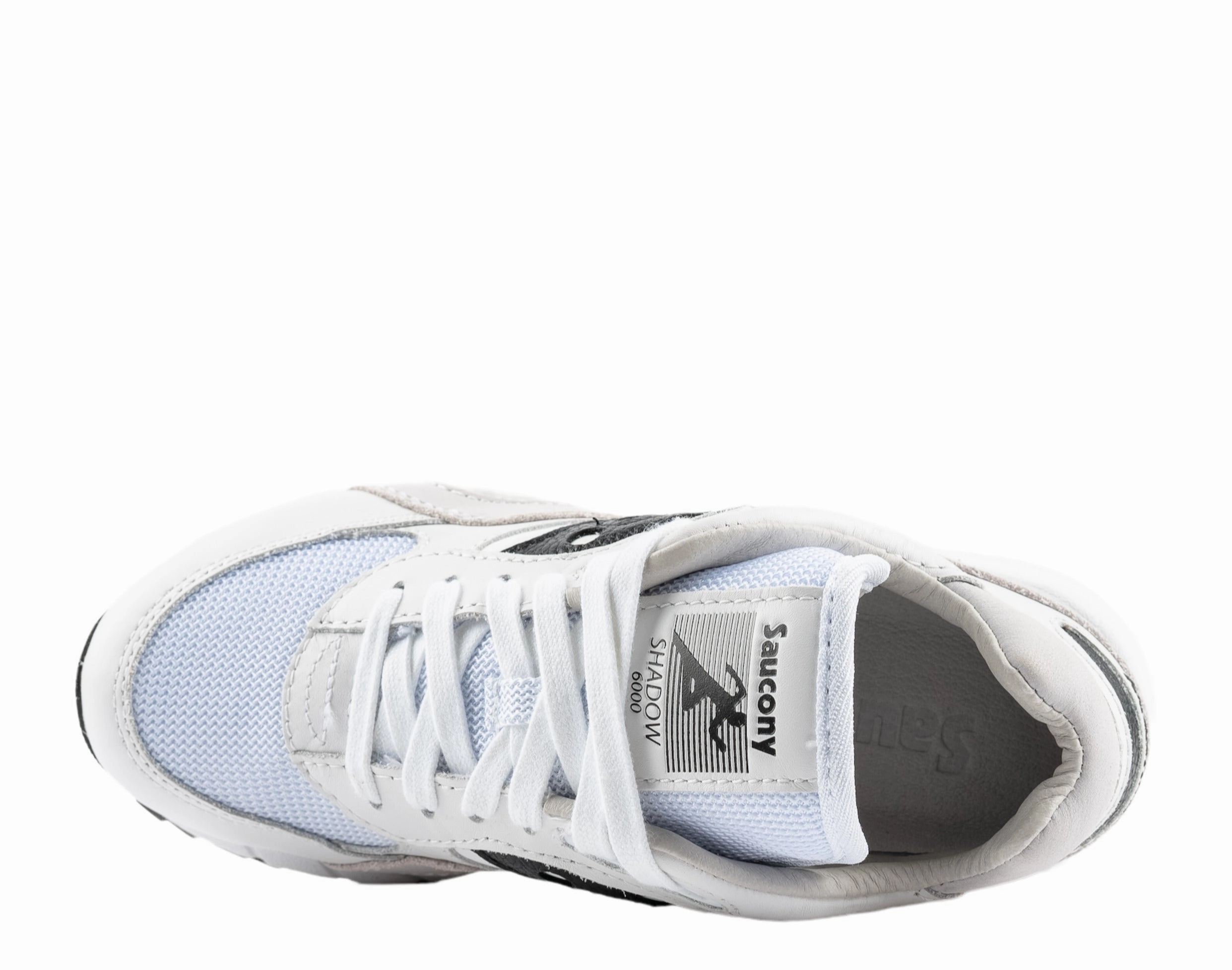 Saucony Originals Shadow 6000 Premium White/Black Men's Shoes S70668-1