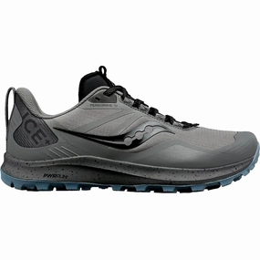 Saucony Peregrine Ice  3 Gravel / Black  S10791-30 Women's Womens Athletic Footwear online shop