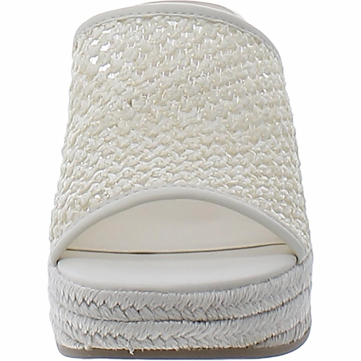 Saydie Womens Raffie Slip On Wedge Sandals