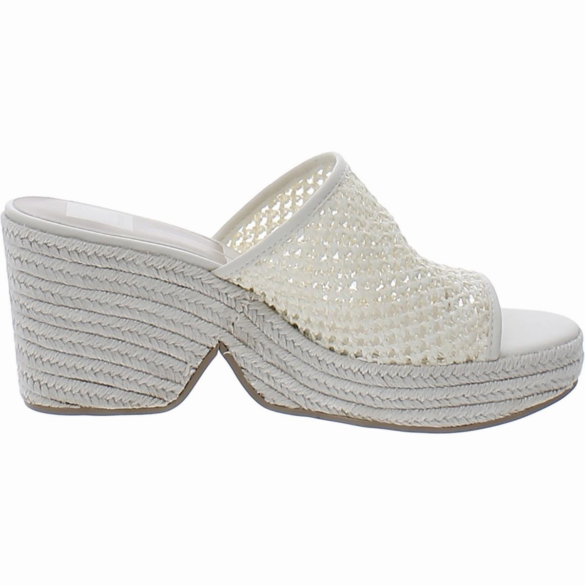 Saydie Womens Raffie Slip On Wedge Sandals