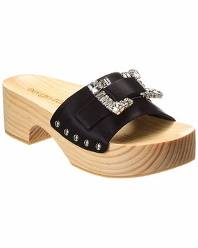 Sergio Rossi Satin Sandal Womens Sandals discount online