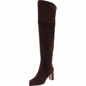 Shea Womens Wide Calf Suede Over-The-Knee Boots Sale on Womens Trendy Boots