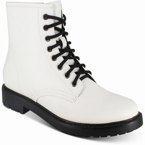 Shelby Womens Faux Leather Lace Up Booties High-quality Womens Boots discount