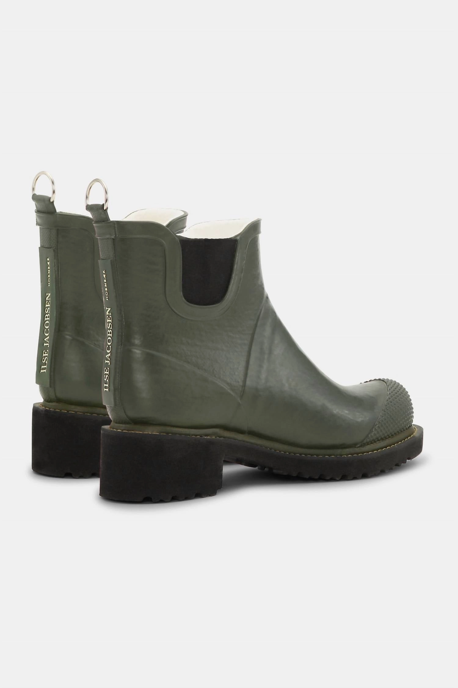 Short Waterproof Rubber Boot In Army