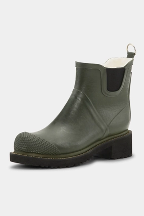 Short Waterproof Rubber Boot In Army Womens Winter & Rain Boots online