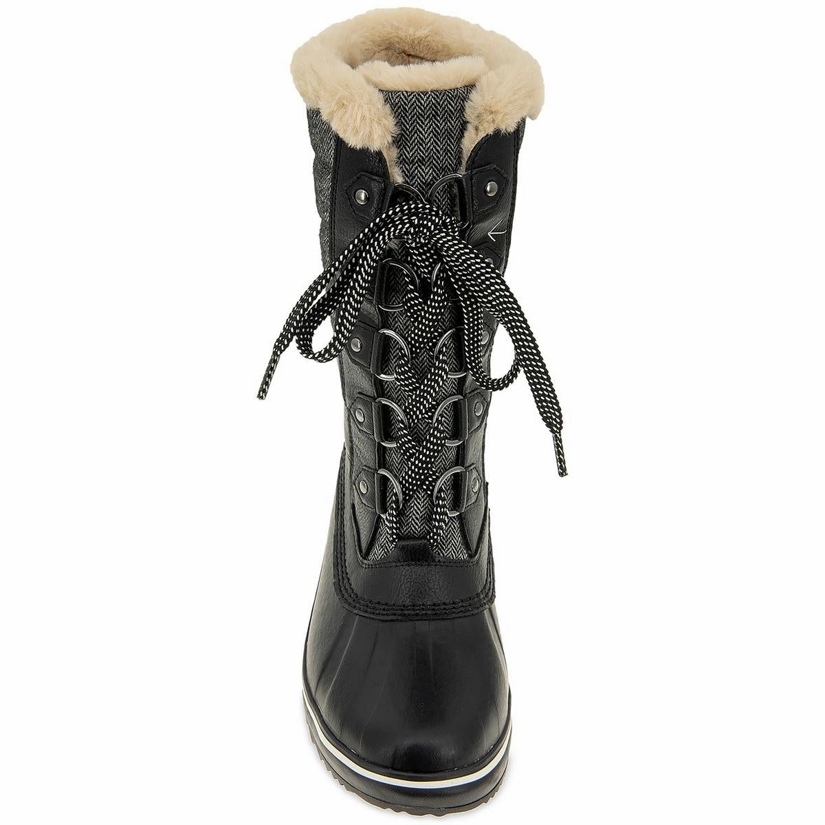 Siberia Womens Faux Leather Cold Weather Winter & Snow Boots