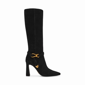 Sirrens Boot BLACK SUED Womens Boots & Booties promotion