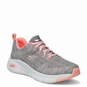 Skechers Arch Fit Comfy Wave Sneakers Women's US 6 Gray Lifestyle Shoes EEE4219 Womens Athletic Footwear online shop