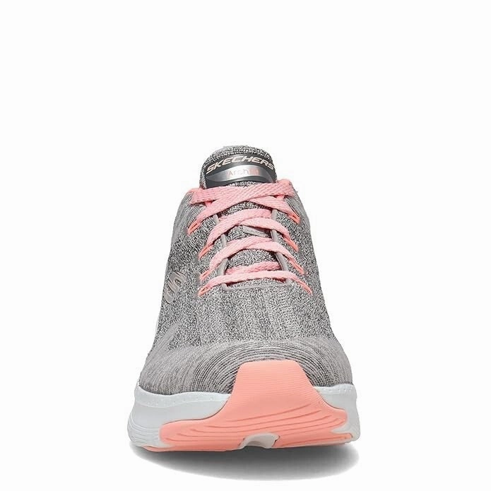 Skechers Arch Fit Comfy Wave Sneakers Women's US 6 Gray Lifestyle Shoes EEE4219