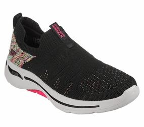 Skechers Go Walk Arch Fit Fun Times 124478-BKMT Womens 8.5 Slip-On Shoes EEE4094 Womens Athletic Footwear online shop