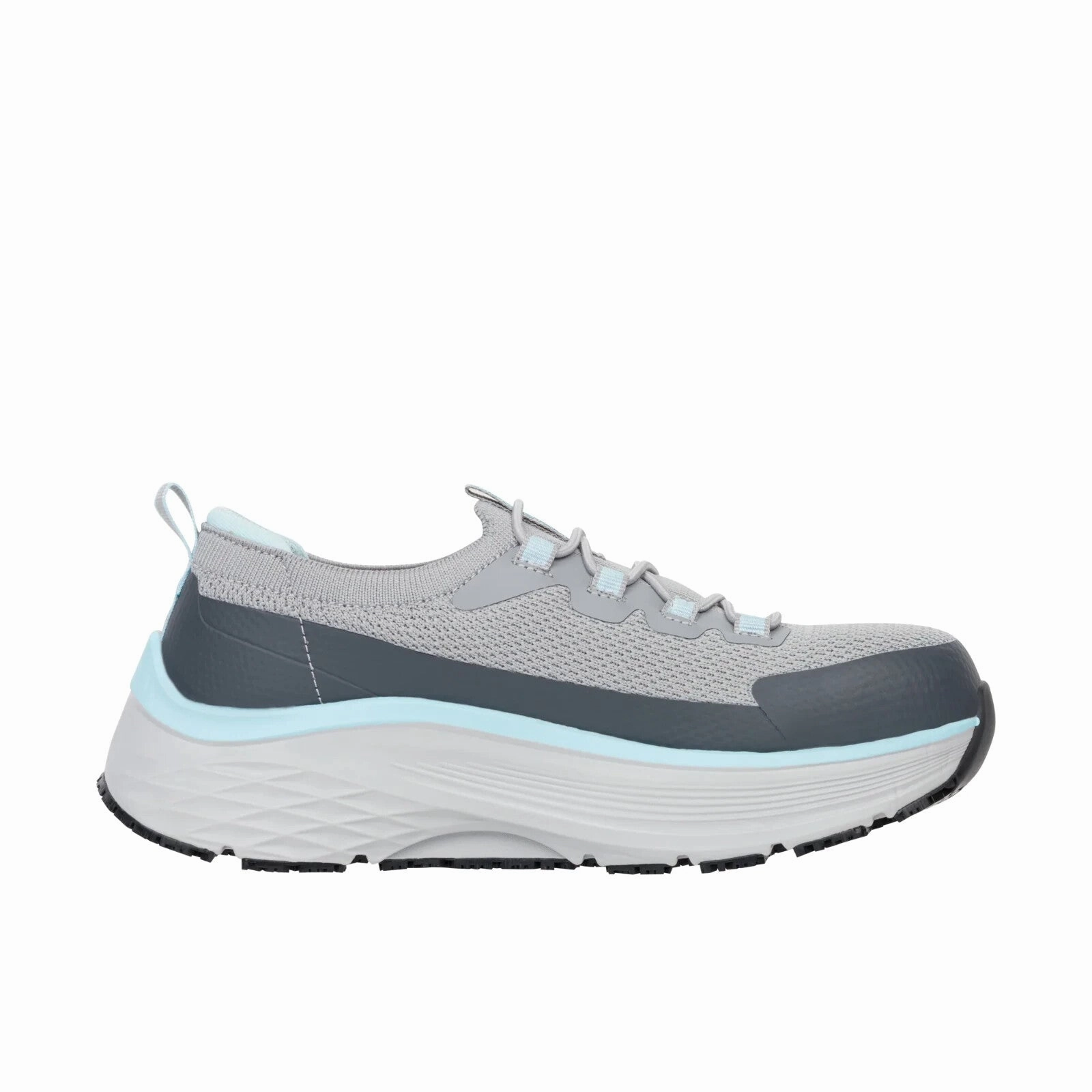 Skechers Max Cushioning Arch Fit 2.0 Women Gray Nixx Comp Toe Work Shoes ZOGG124