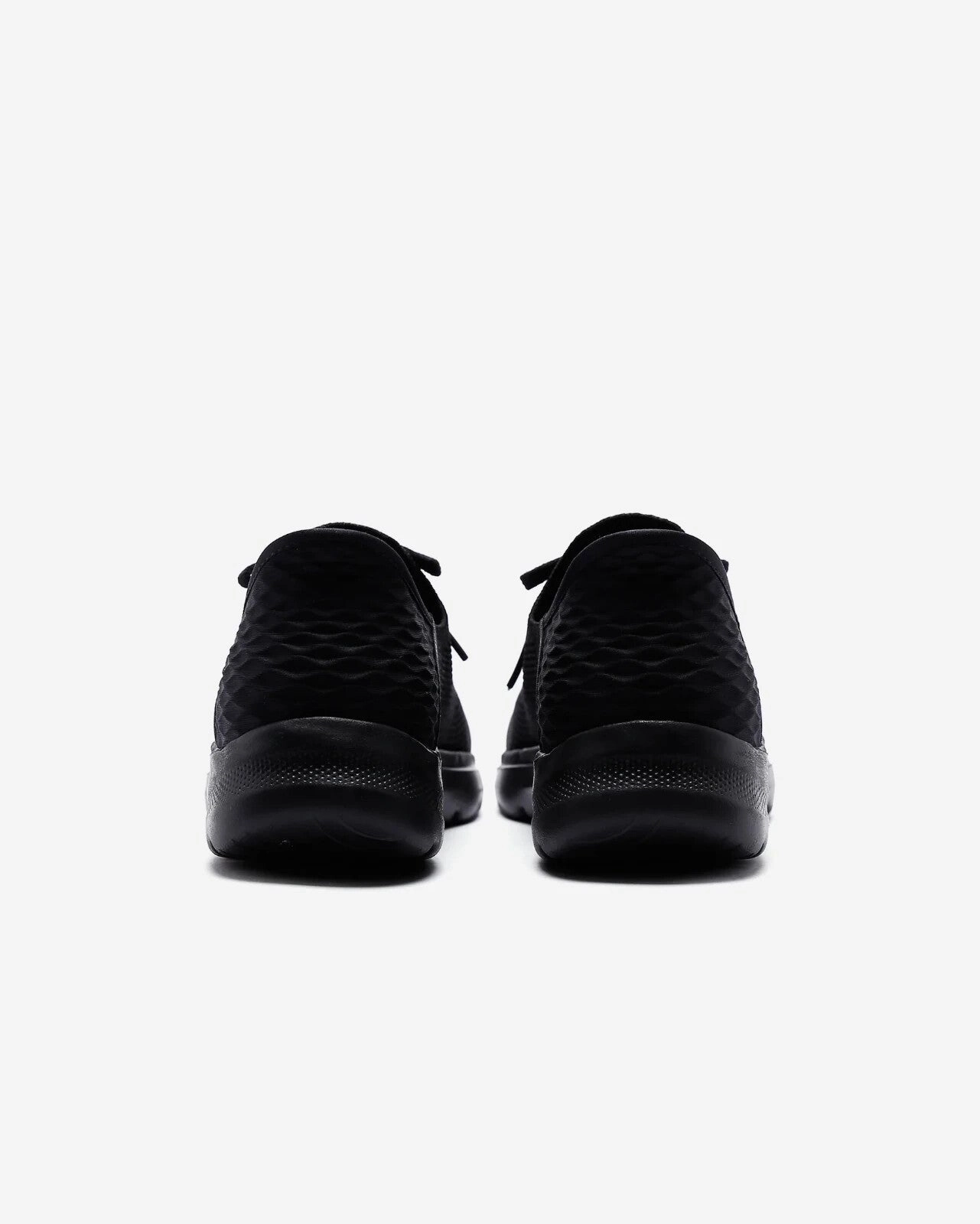 Skechers Slip-ins: Go Walk 6 Lovely Day 124568-BBK Women 9.5 Black Shoes EEE4377