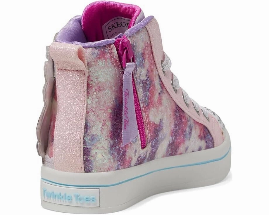 Skechers Twi-Lites 2.0 314399L Girls US 13.5 Pink Multi Glitter Sneakers FZP616