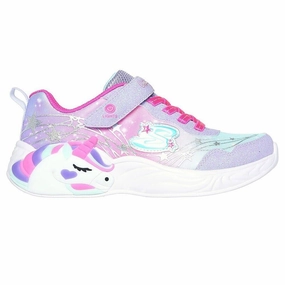 Skechers Unicorn Dreams Wishful Magic 302299L-LVHP Sneaker Kid 10.5 Multi FZP481 Girls Athletic Shoes on sale