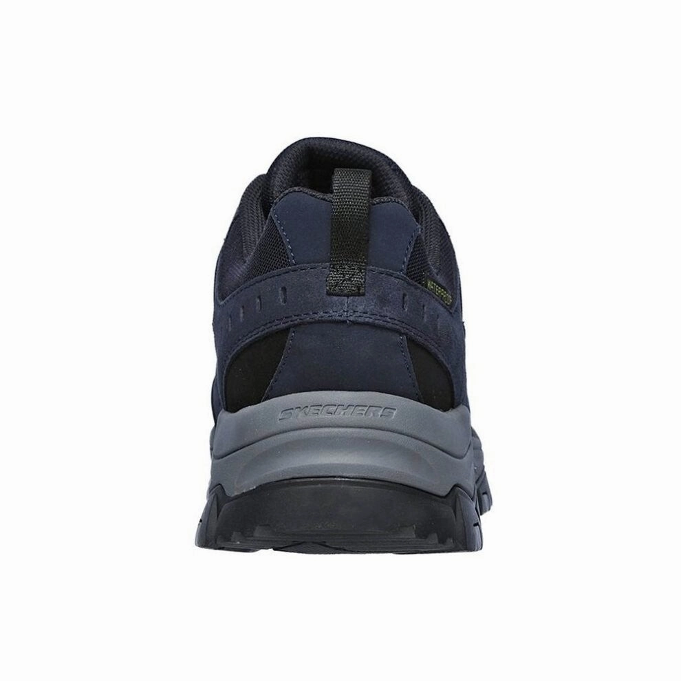 Skechers Work Greetah 77183EC Sneakers Mens 9 Navy Black Comp Toe Shoes EEE4123
