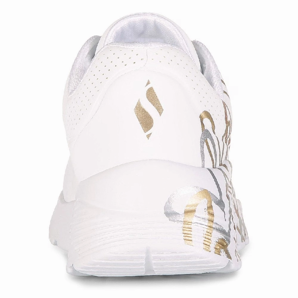 Skechers X Jgoldcrown Uno Lite 314067L-WTGD Sneaker Kid 12.5 White Casual ZPO534 (White,12.5)