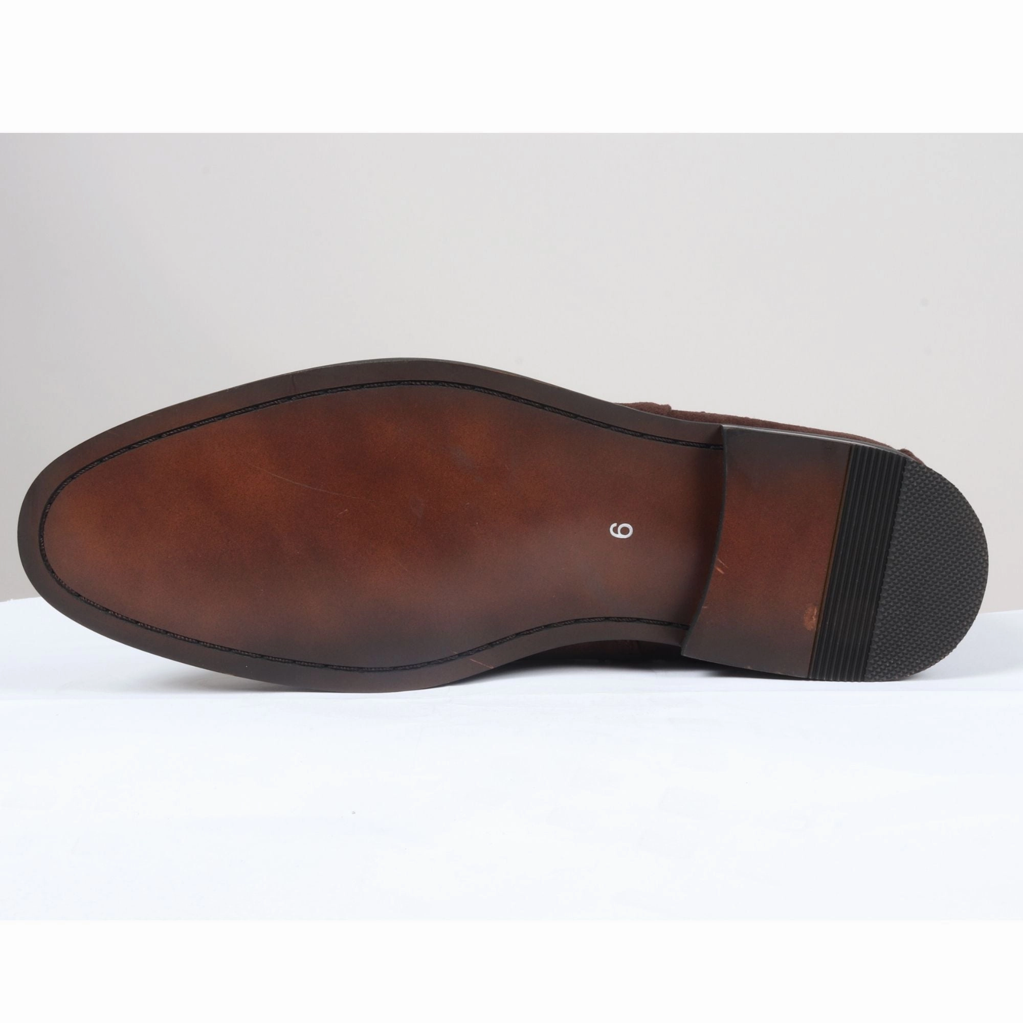 Slip On Suede Leather Lined Chelsea Ankle Shoes