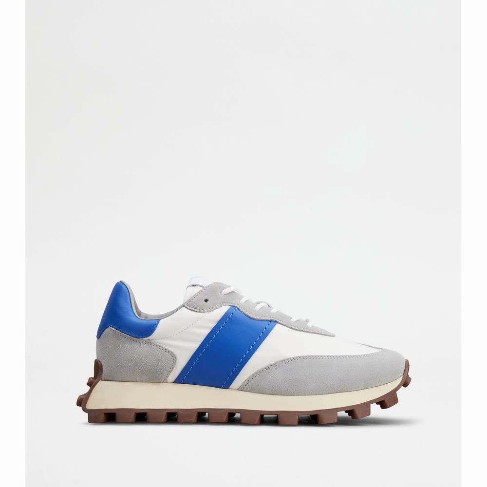 Sneakers Tod's 1T in Suede and Fabric Cheap Mens Athletic Sneakers