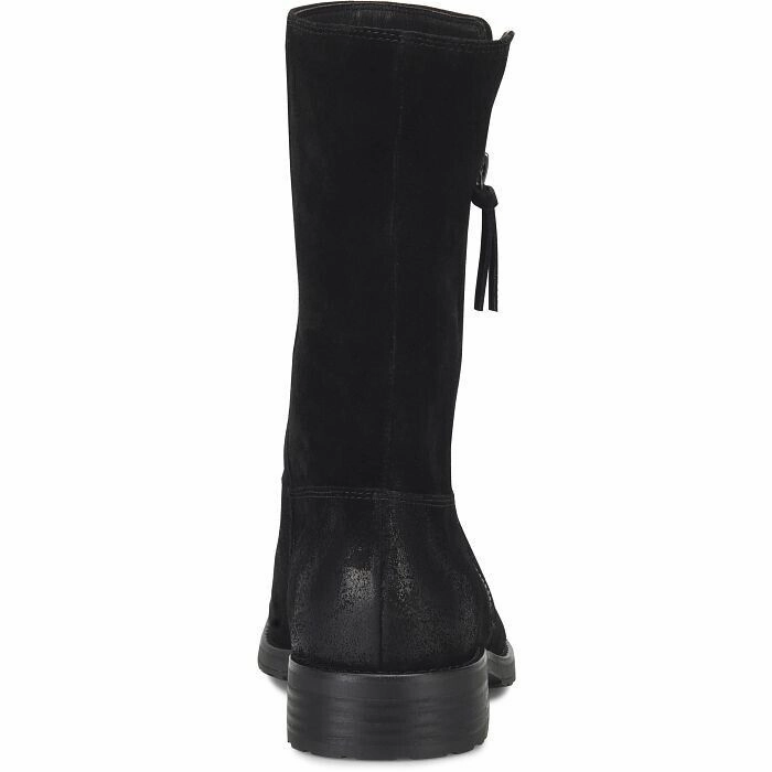 Sofft Betty SF0103821 Boots Womens US 9 Black Suede Mid Calf Side Zipper KHD1567