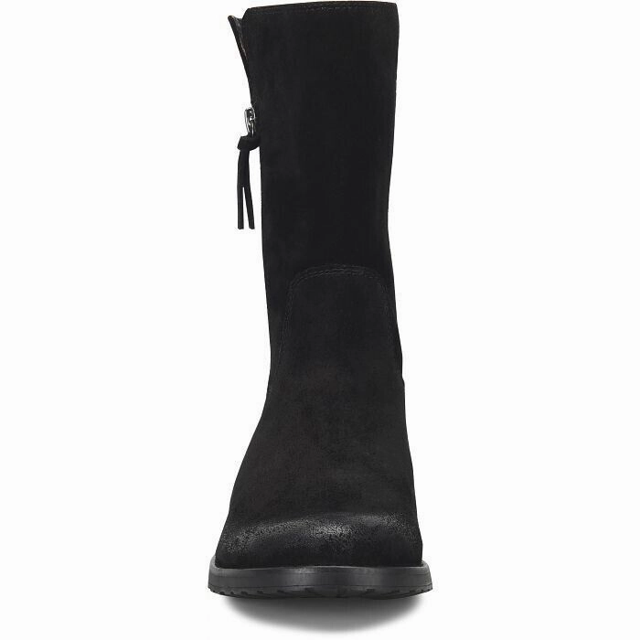 Sofft Betty SF0103821 Boots Womens US 9 Black Suede Mid Calf Side Zipper KHD1567