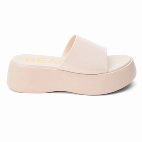 Solar Platform Sandals In Nude Fashion Womens Sandals online shop