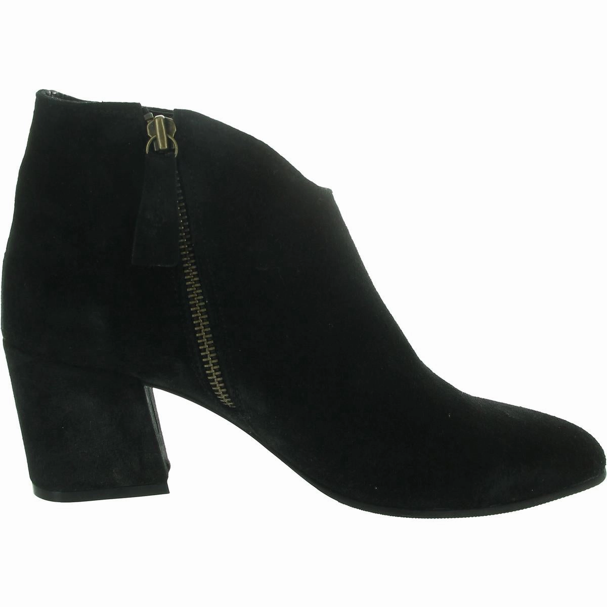 Sophie Womens Zipper Suede Ankle Boots
