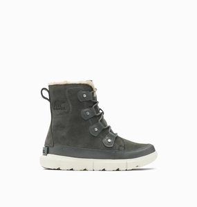 Sorel Explorer II Joan Women's 10 Grill Fawn Faux Fur Lined Winter Boots KHD618 Top-rated Womens Boots outlet