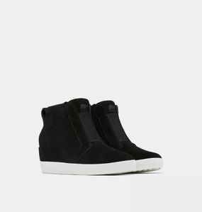 Sorel Out N About Women's 9.5 Black Suede Pull On Waterproof Wedge Boots KHD2534 Top-rated Womens Boots outlet