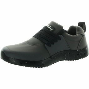 Spacecloud Womens Padded Insole Faux Leather Work & Safety Shoes Womens Athletic Footwear online shop