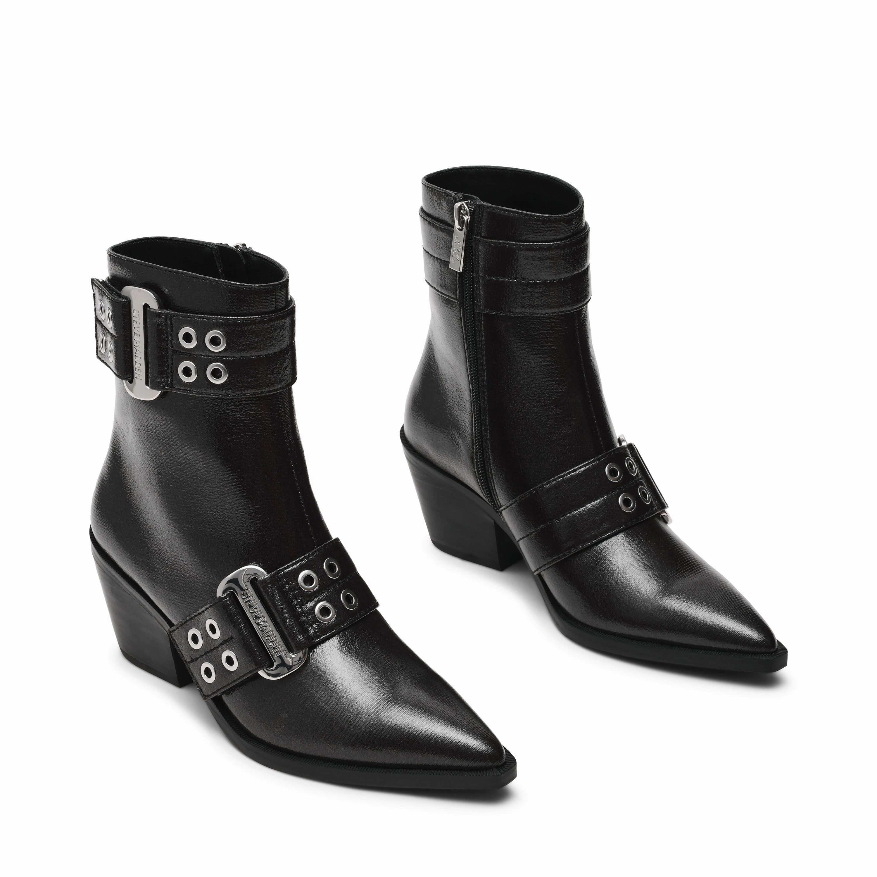 Splurge Bootie BLK CRINKLE