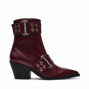 Splurge Bootie DK CHERRY CRINKLE Womens Boots & Booties promotion