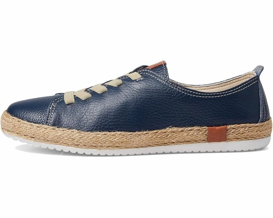 Spring Step Eloya Sneakers Womens US 9 Blue Leather Comfort Casual Shoes KHD1074
