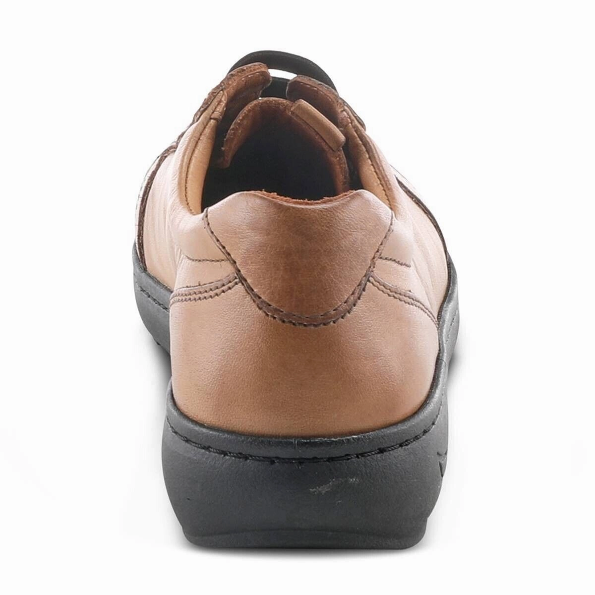 Spring Step Pinna Women US 6.5-7 Camel Brown Leather Slip-On Casual Shoes KHD752