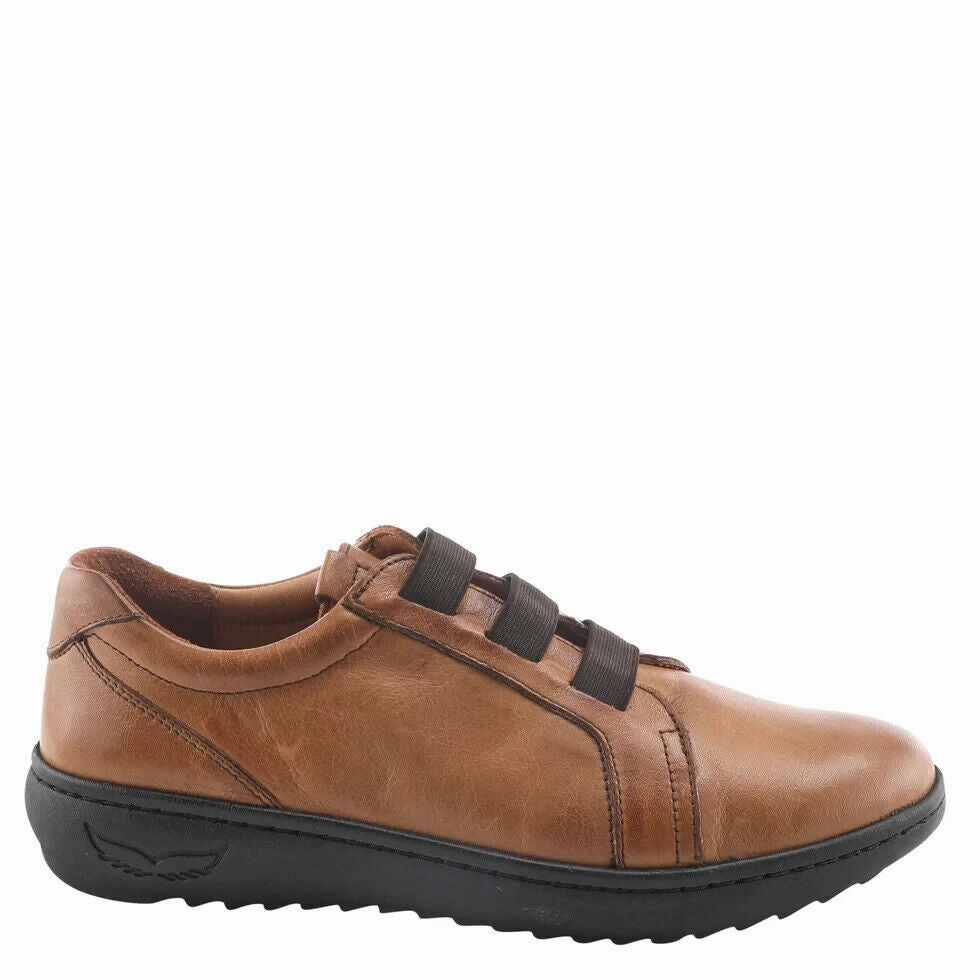 Spring Step Pinna Womens EURO 38 Camel Brown Leather Slip-On Casual Shoes KHD534