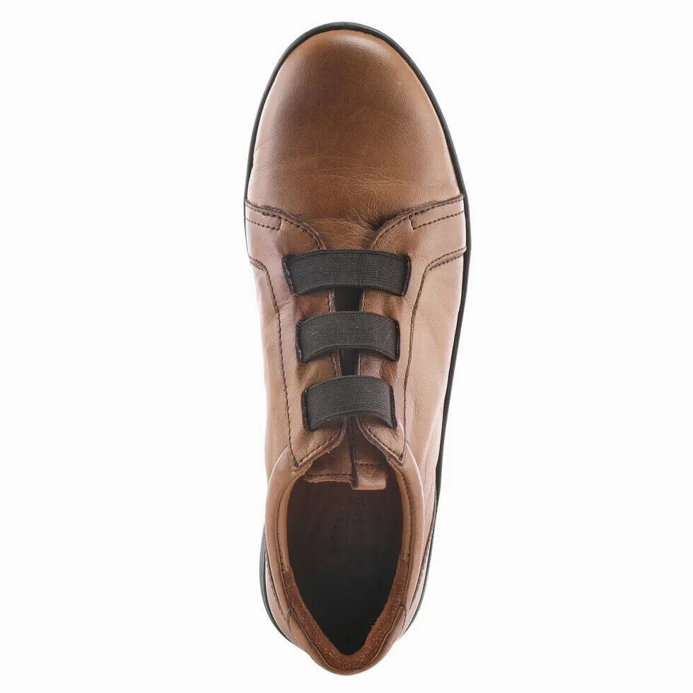 Spring Step Pinna Womens EURO 38 Camel Brown Leather Slip-On Casual Shoes KHD534