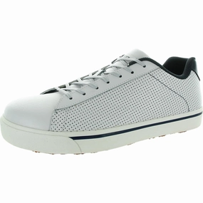 SR Casuals Mens Composite Toe Leather Work & Safety Shoes Cheap Mens Athletic Sneakers