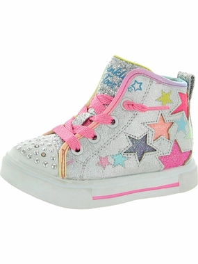 Star Glitz Girls Glitter High Top Light-Up Shoes Discount Girls Shoes with deals